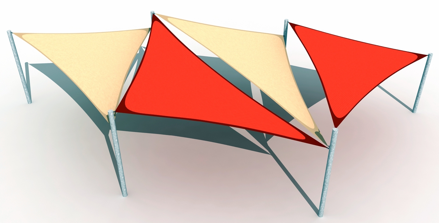 3D Designs Shade Sails layout