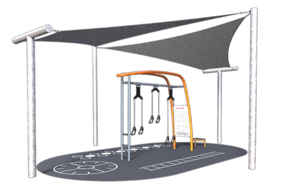 3D Design Shade Sails over play area